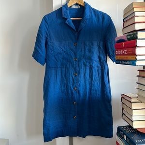 Everlane Linen Workwear Dress